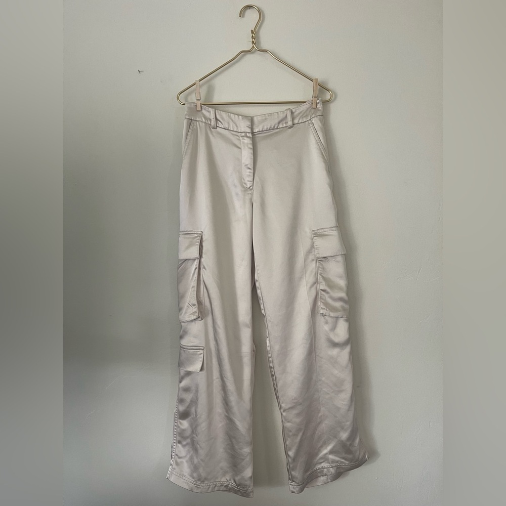 H&M/ Satin cargo pants